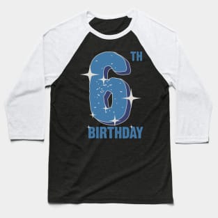 6th birthday for boys Baseball T-Shirt